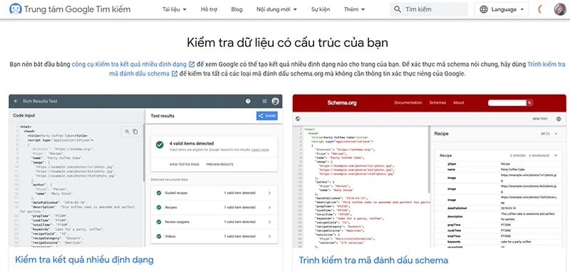 Lợi ích trong lập trình Web của ngôn ngữ dự liệu Schema Markup 7 Đánh dấu bằng đưa mã HTML vào web